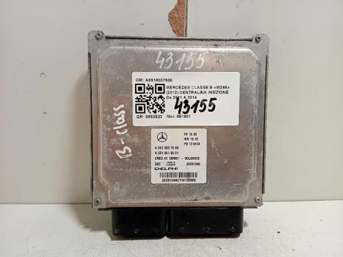 Centralina Iniezione A6519007600 Mercedes Classe B W246 2012