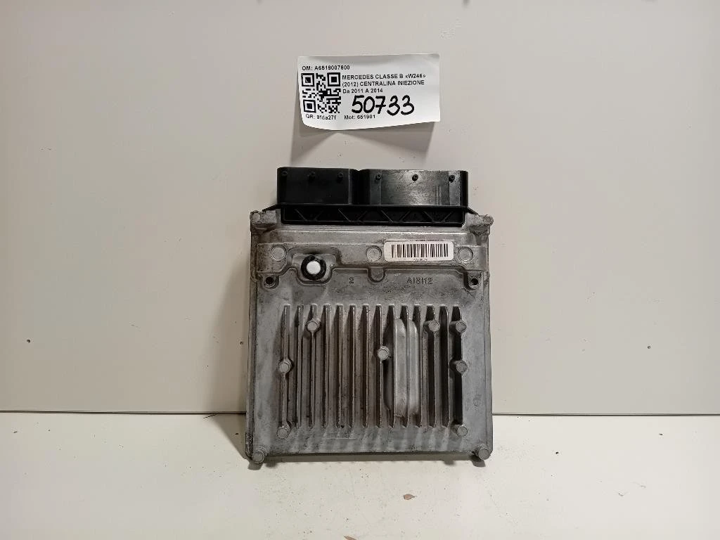 Centralina Iniezione A6519007600 Mercedes Classe B W246 2012