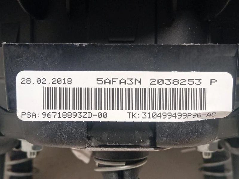 Air-bag Guidatore 16719698ZD Citroen DS3 2016