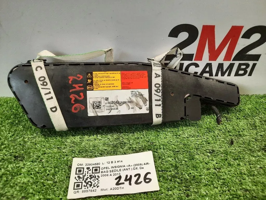 Air-bag Sedile ANT SX 22934579 Opel Insignia A 2009