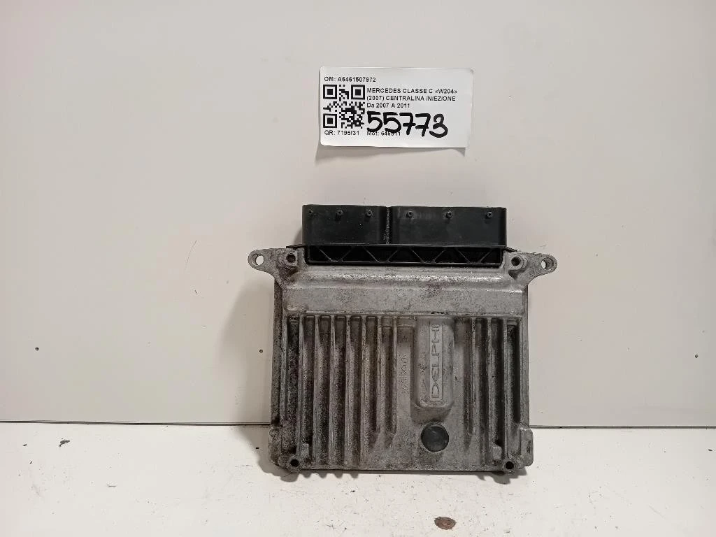 Centralina Iniezione A6461507972 Mercedes Classe C W204 2007