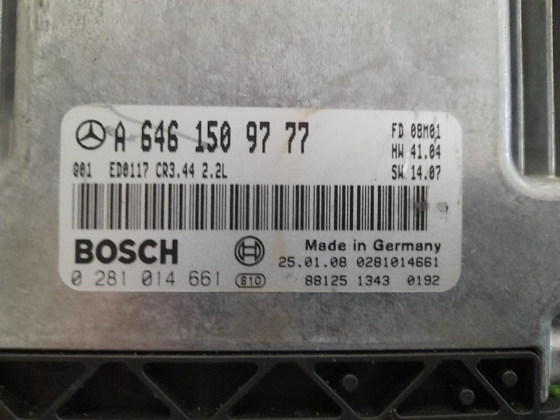 Centralina Iniezione A6461509777 Mercedes Classe CLK C209 2003