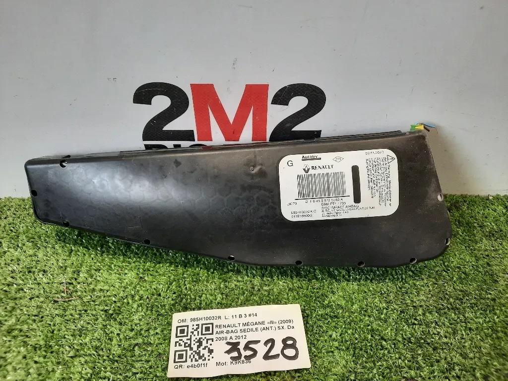 Air-bag Sedile ANT SX 985H10032R Renault Mégane III 2009