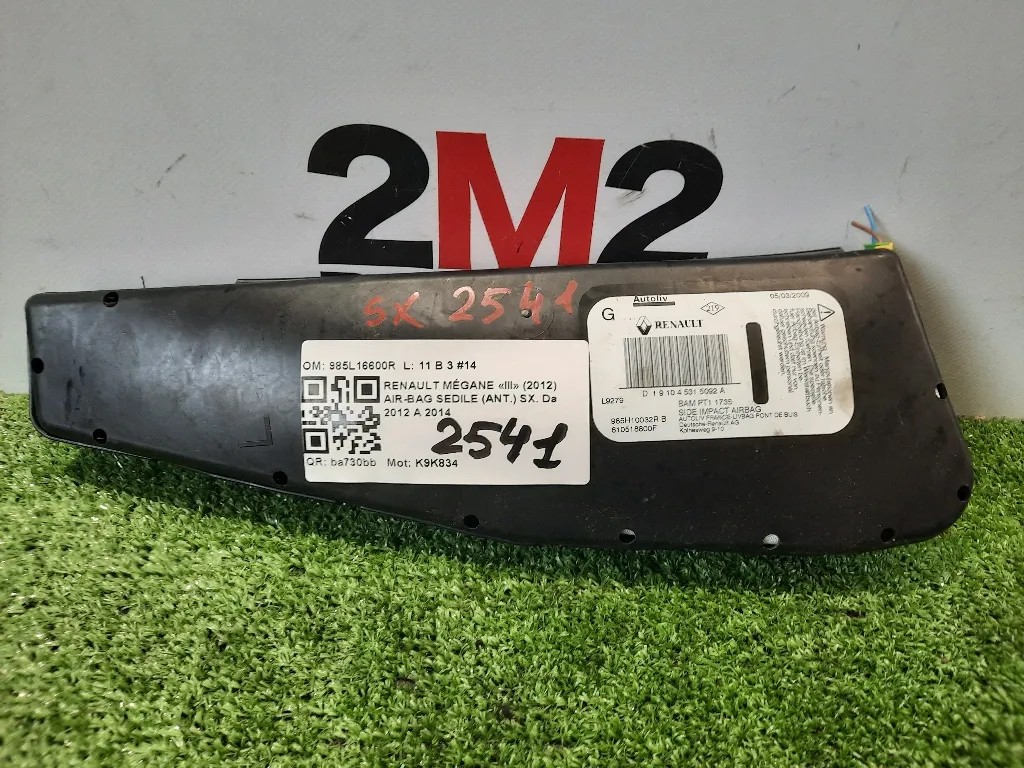 Air-bag Sedile ANT SX 985L16600R Renault Mégane III 2012