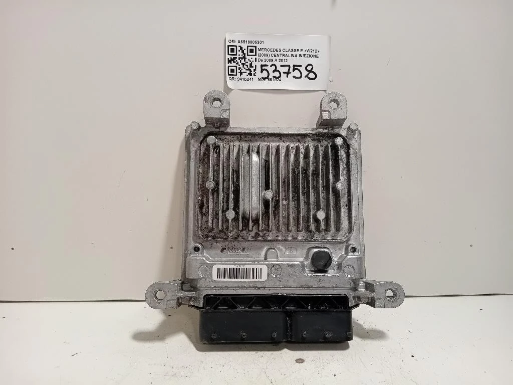Centralina Iniezione A6519005301 Mercedes Classe E W212 2009