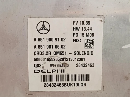 Centralina Iniezione A6519009102 Mercedes Classe E W212 2009