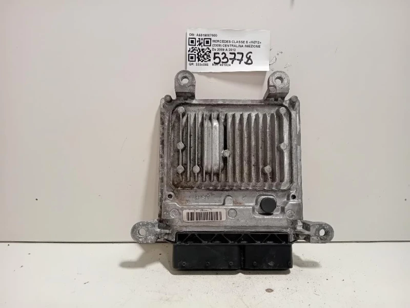 Centralina Iniezione A6519007500 Mercedes Classe E W212 2009