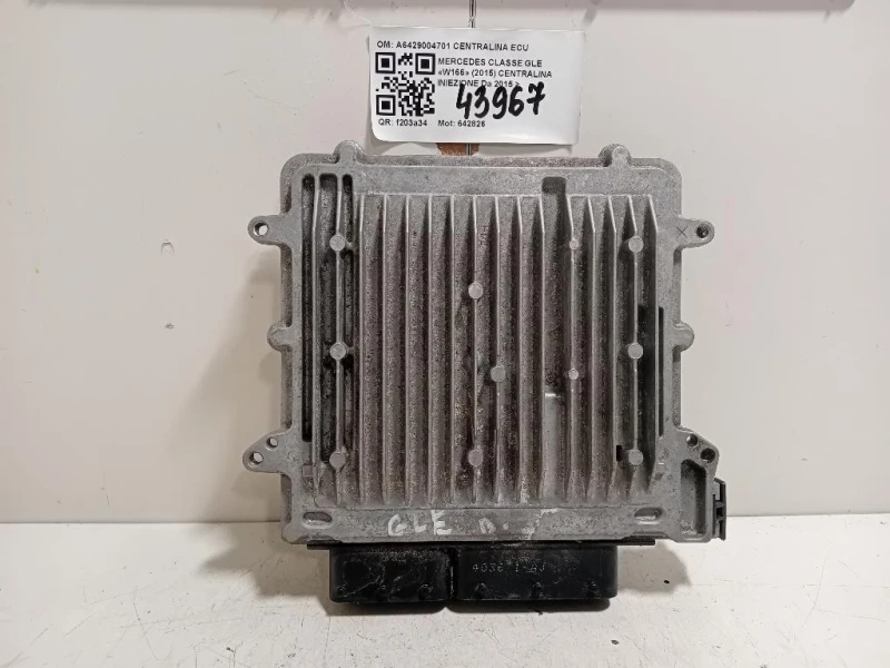 Centralina Iniezione A6429004701 CENTRALINA ECU Mercedes Classe GLE W166 2015
