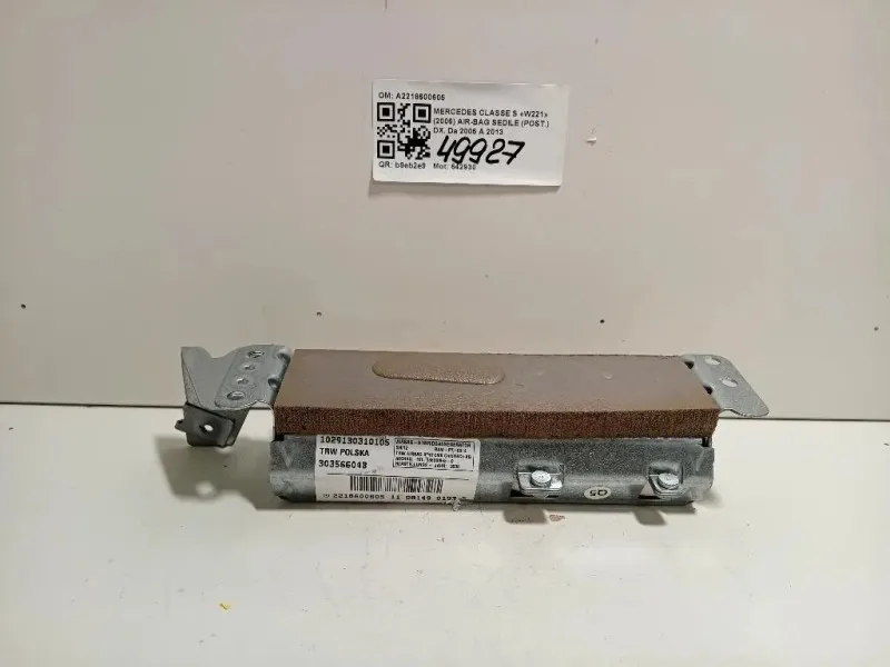 Air-bag Sedile POST DX A2218600605 Mercedes Classe S W221 2006