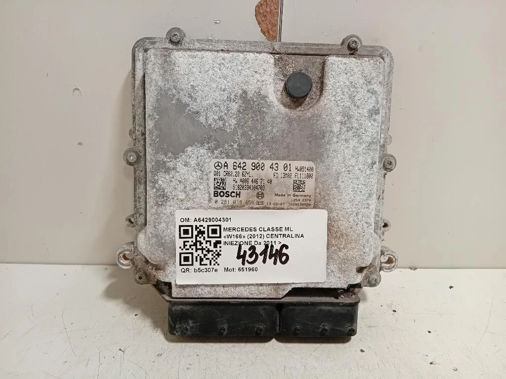 Centralina Iniezione A6429004301 Mercedes Classe ML W166 2012