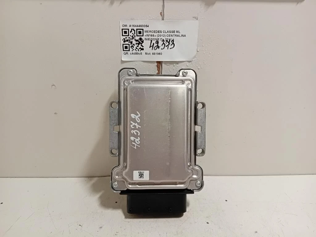 Centralina Iniezione A1644460054 Mercedes Classe ML W166 2012