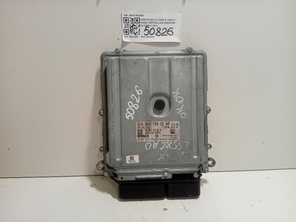 Centralina Iniezione A6421502500 Mercedes Classe S W221 2006