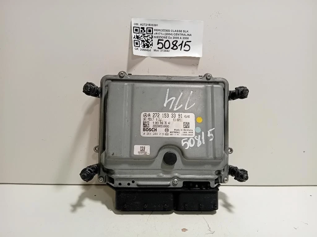 Centralina Iniezione A2721533391 Mercedes Classe SLK R171 2004