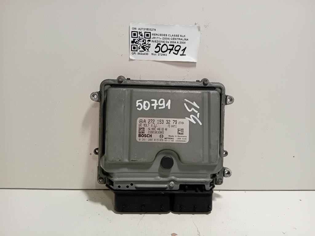 Centralina Iniezione A2721533279 Mercedes Classe SLK R171 2004