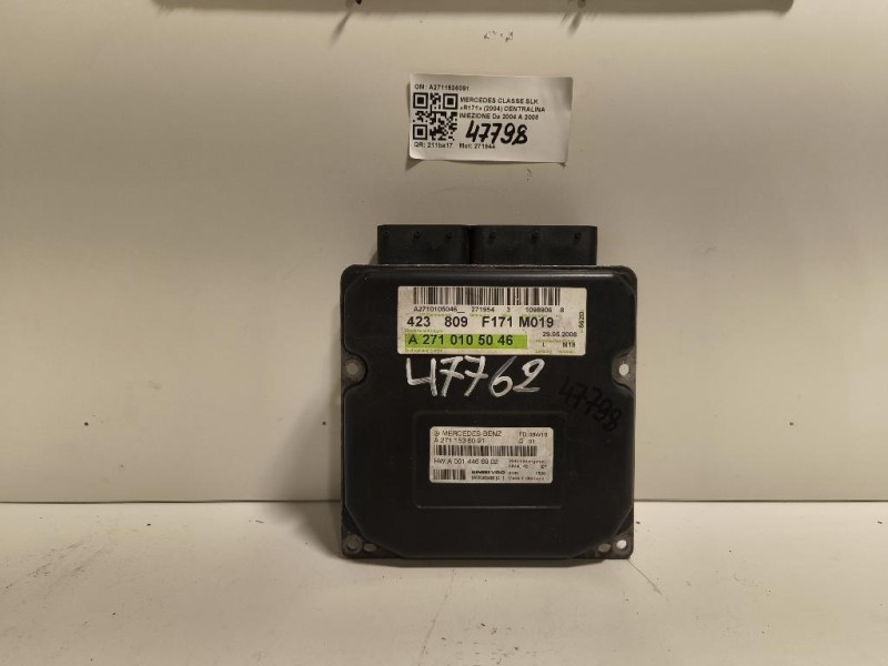 Centralina Iniezione A2711536091 Mercedes Classe SLK R171 2004