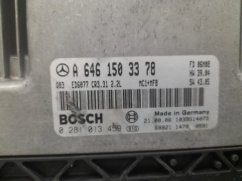 Centralina Iniezione A6461503378 Mercedes VITO W639 2004