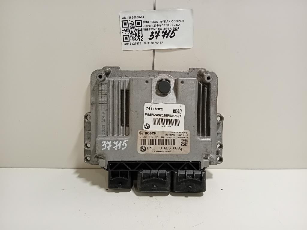 Centralina Iniezione 8625068-01 Mini Countryman Cooper R60 2010