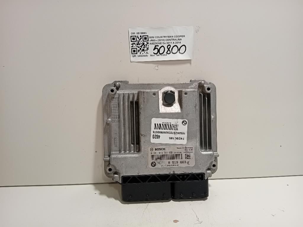 Centralina Iniezione 8519663 Mini Countryman Cooper R60 2010