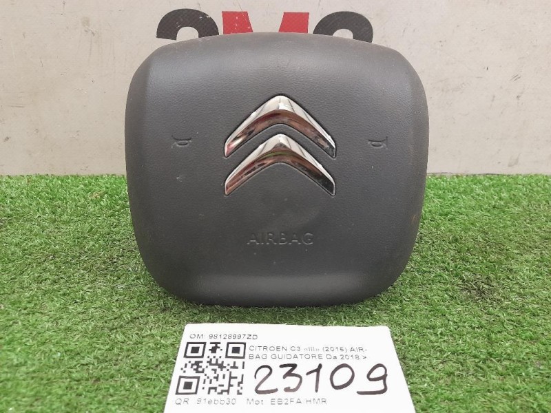 Air-bag Guidatore 98128997ZD Citroen C3 III 2016