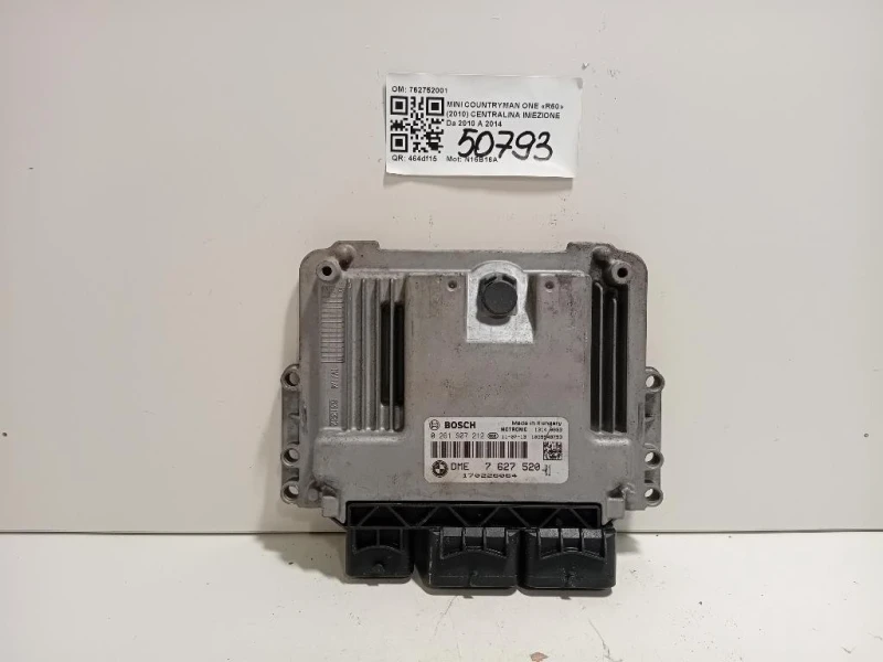 Centralina Iniezione 762752001 Mini Countryman ONE R60 2010