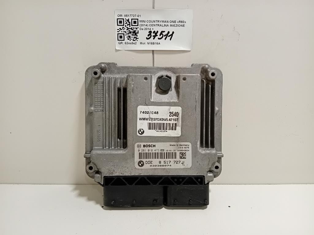 Centralina Iniezione 8517727-01 Mini Countryman ONE R60 2014