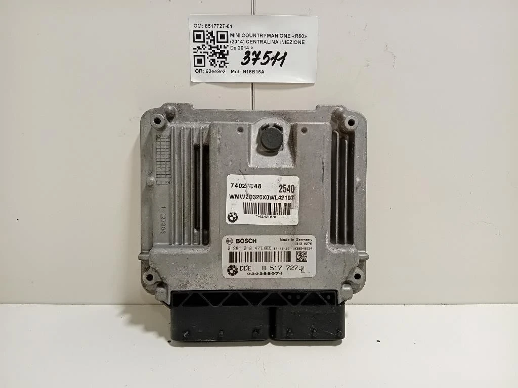 Centralina Iniezione 8517727-01 Mini Countryman ONE R60 2014
