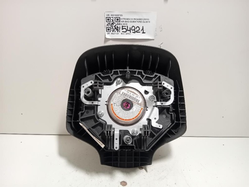 Air-bag Guidatore 98019057ZD Citroen C3 Picasso 2013