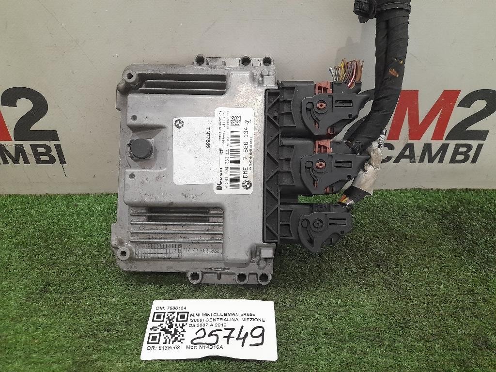 Centralina Iniezione 7586134 Mini MINI Clubman R55 2008