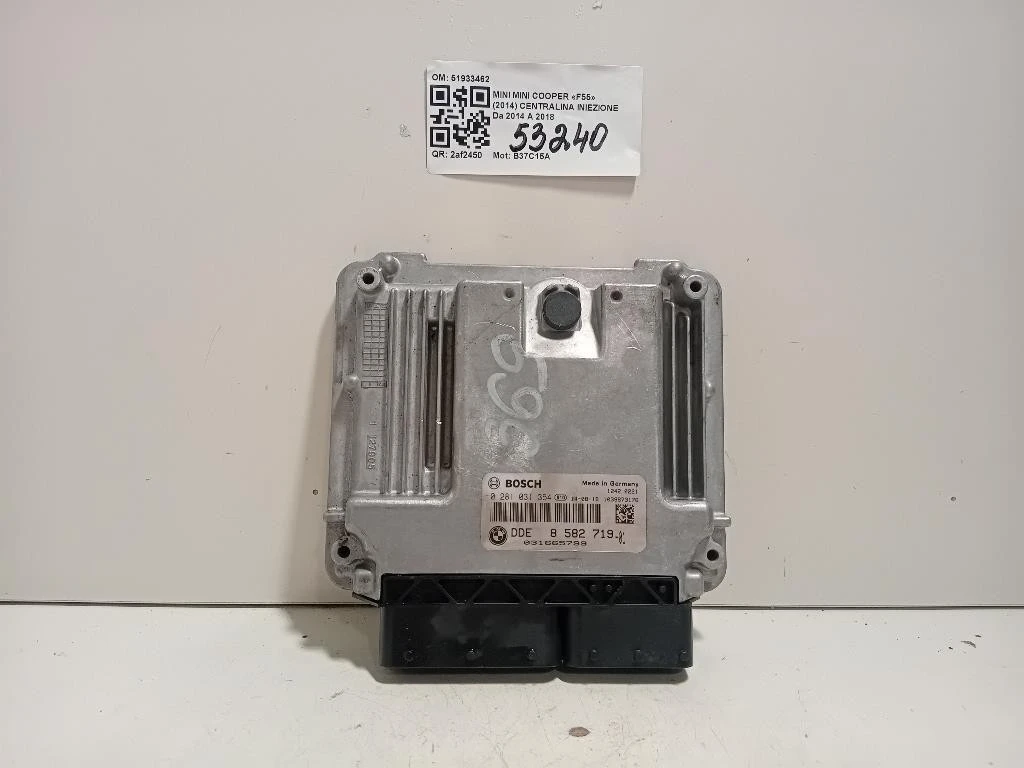 Centralina Iniezione 51933462 028103154 858271901 Mini MINI Cooper F55 2014