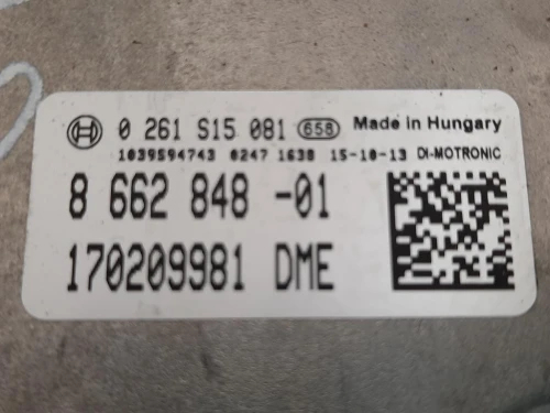 Centralina Iniezione 0261S15081 CENTRALINA ECU Mini MINI Cooper F55 2018