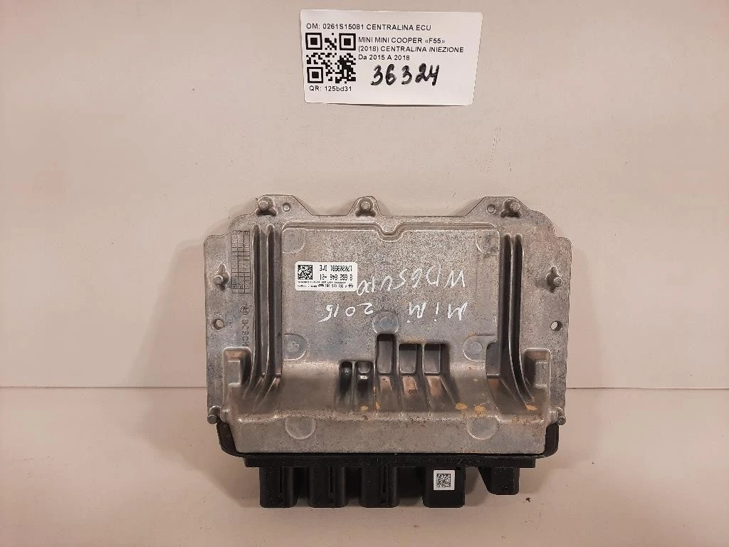 Centralina Iniezione 0261S15081 CENTRALINA ECU Mini MINI Cooper F55 2018