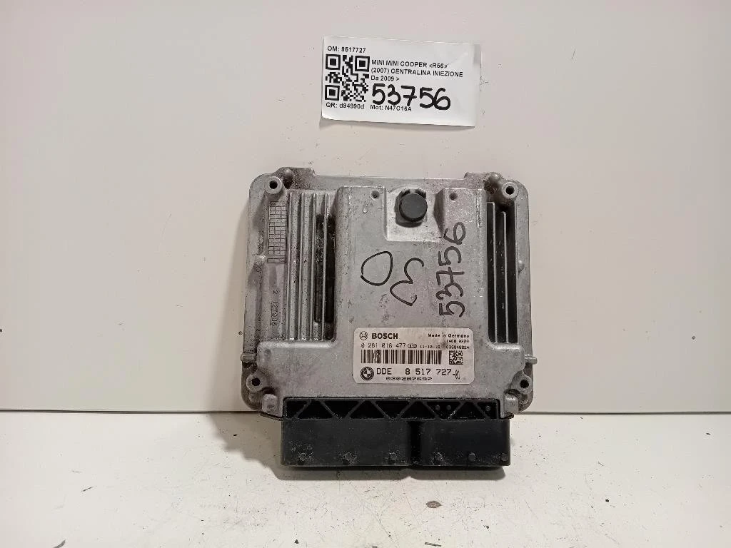 Centralina Iniezione 8517727 Mini MINI Cooper R56 2007