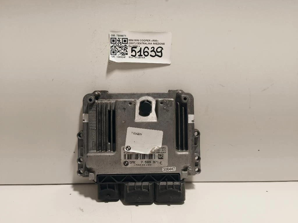 Centralina Iniezione 7589971 Mini MINI Cooper R56 2007