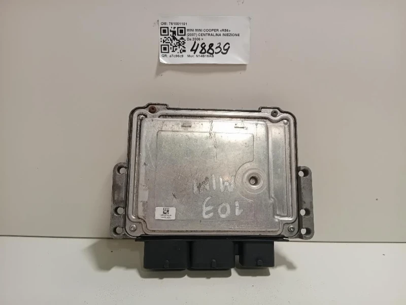 Centralina Iniezione 761001101 Mini MINI Cooper R56 2007