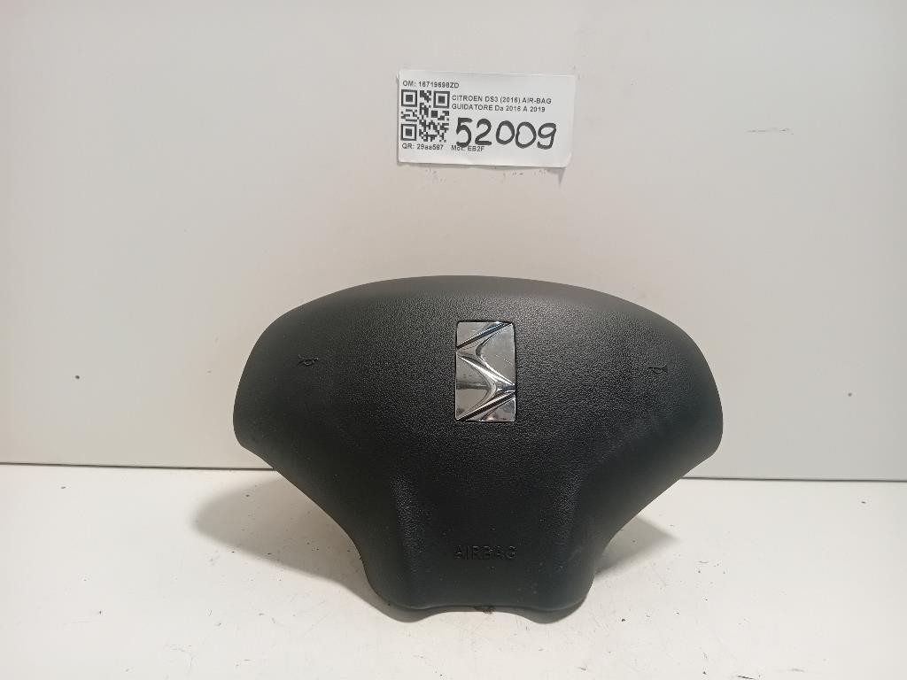 Air-bag Guidatore 16719698ZD Citroen DS3 2016