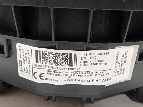 Air-bag Guidatore 07356857830 Citroen Jumper III 2014