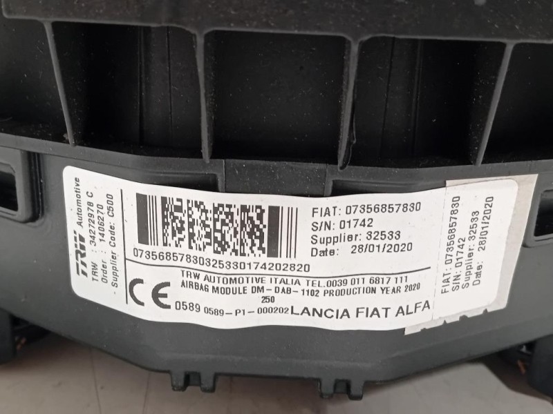 Air-bag Guidatore 07356857830 Citroen Jumper III 2014