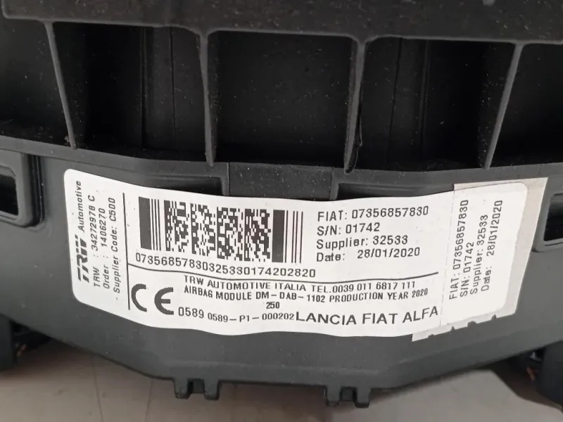 Air-bag Guidatore 07356857830 Citroen Jumper III 2014