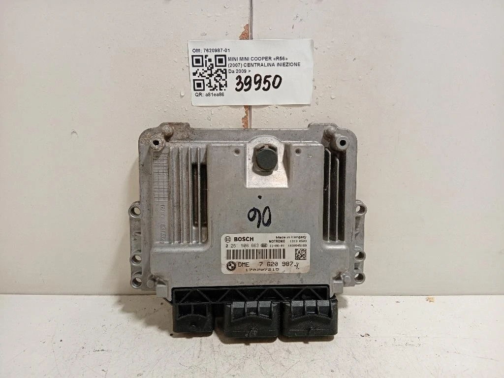 Centralina Iniezione 7620987-01 Mini MINI Cooper R56 2007
