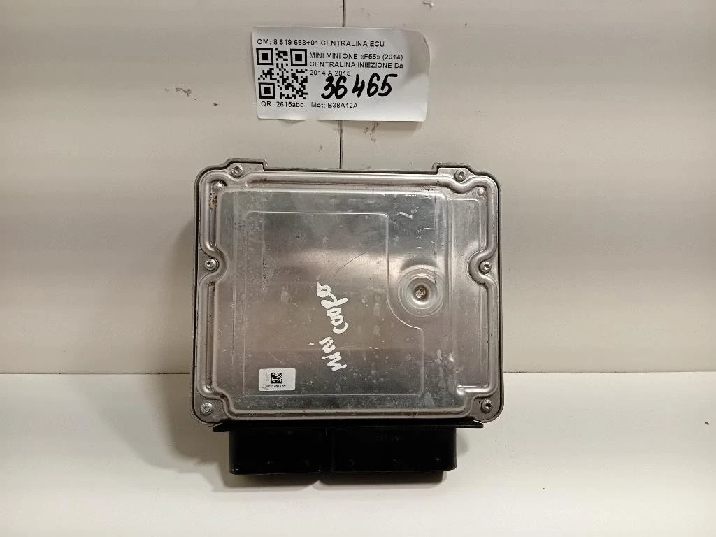 Centralina Iniezione 8 619 663+01 CENTRALINA ECU Mini MINI ONE F55 2014