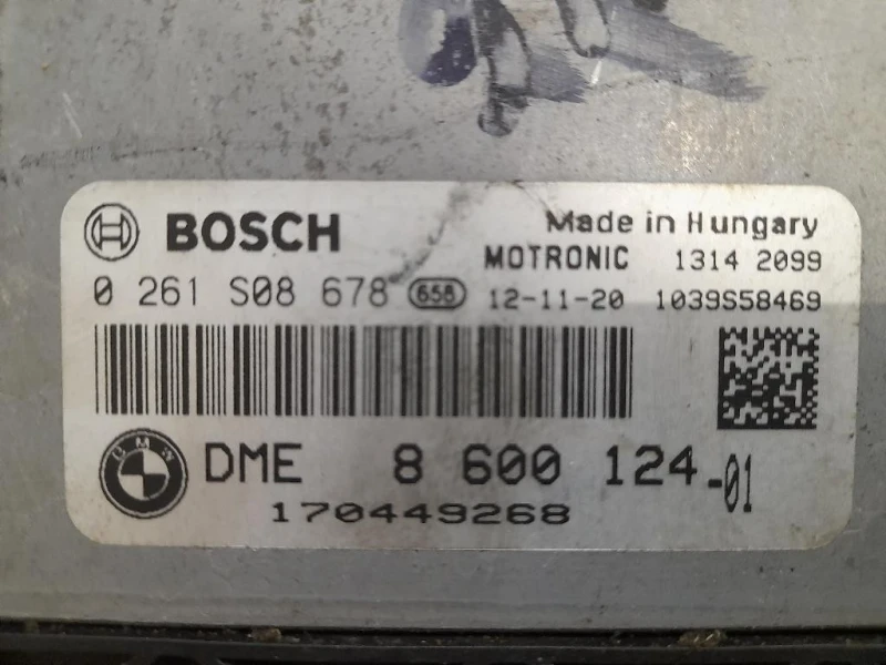 Centralina Iniezione 8600124 Mini MINI ONE R56 2007