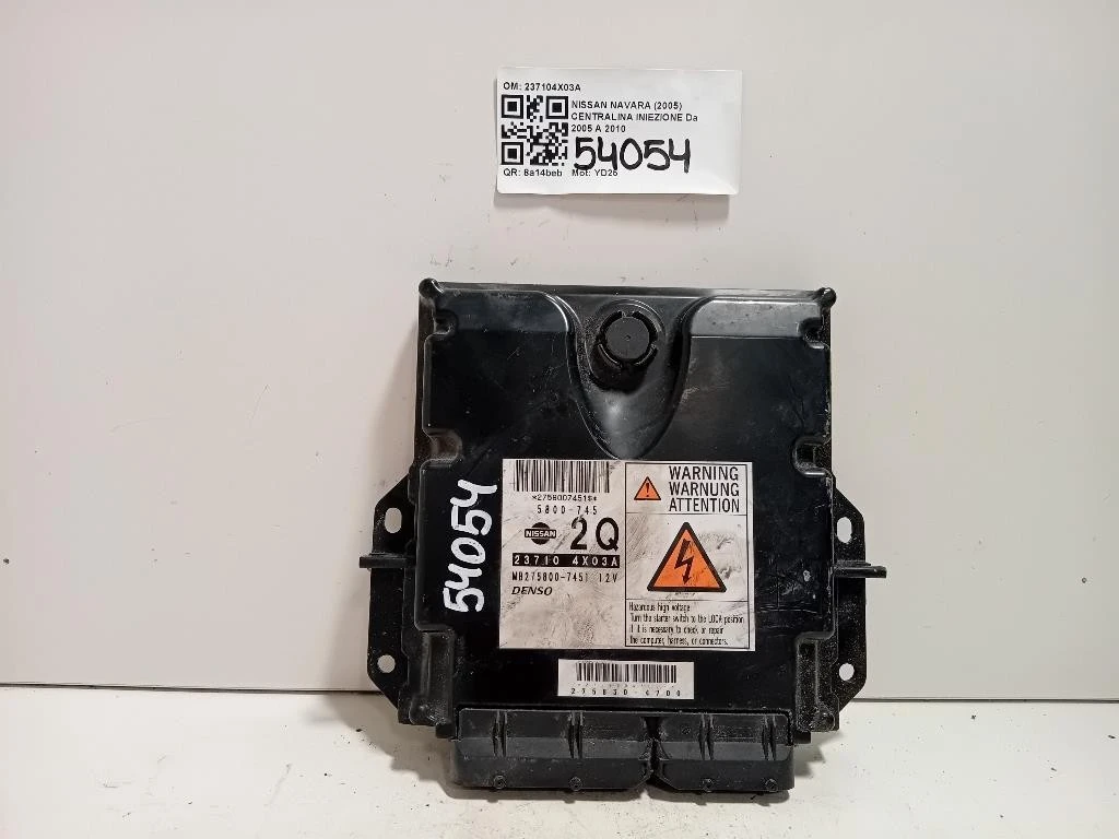 Centralina Iniezione 237104X03A Nissan Navara 2005