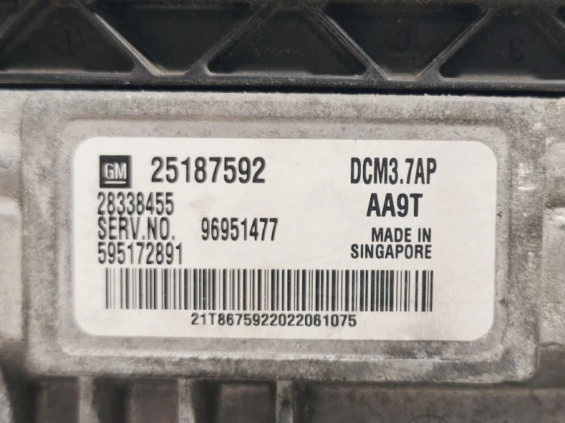Centralina Iniezione 25187592 Opel Antara A 2011