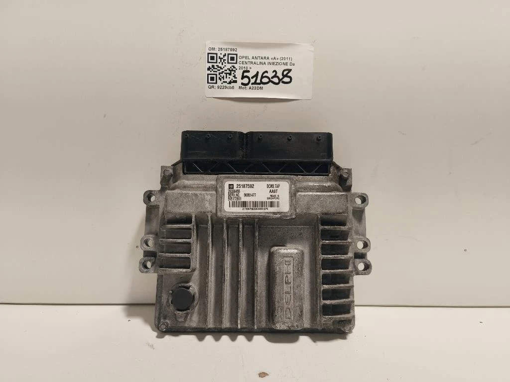 Centralina Iniezione 25187592 Opel Antara A 2011