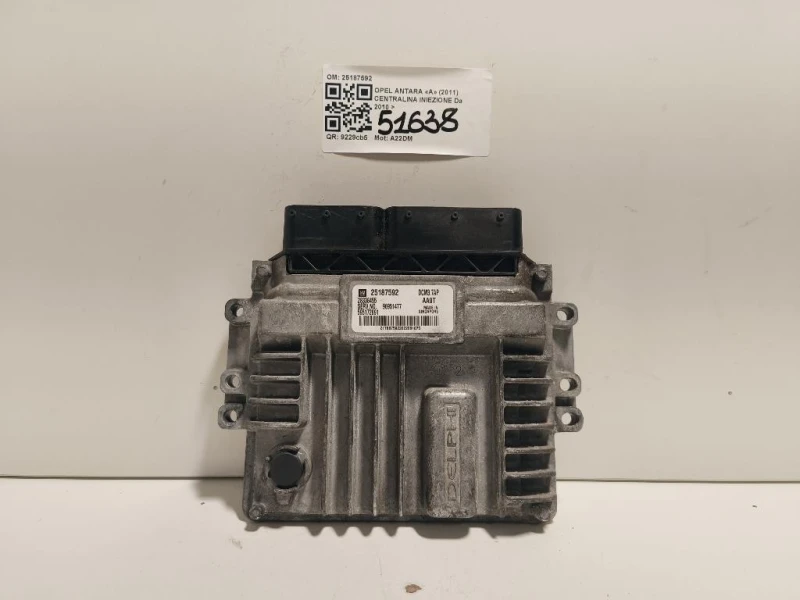 Centralina Iniezione 25187592 Opel Antara A 2011