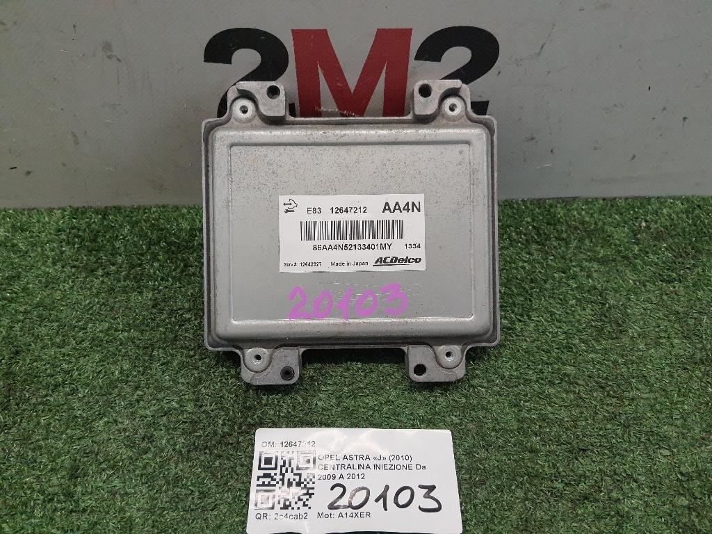 Centralina Iniezione 12647212 Opel Astra J 2010