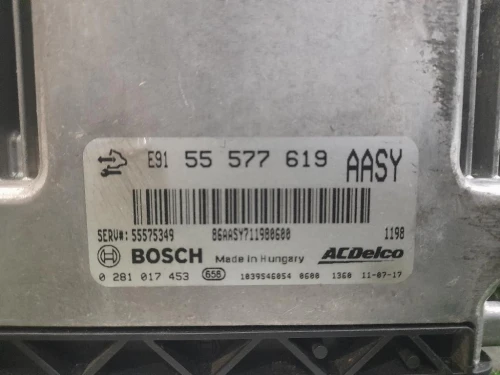 Centralina Iniezione 55577619 Opel Astra J 2010