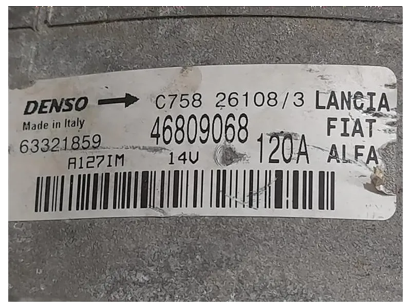 Alternatore 46809068 Alfa Romeo 156 II 2003