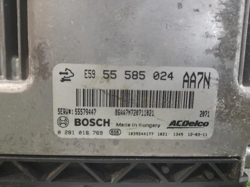 Centralina Iniezione 55585024 Opel Astra J 2010