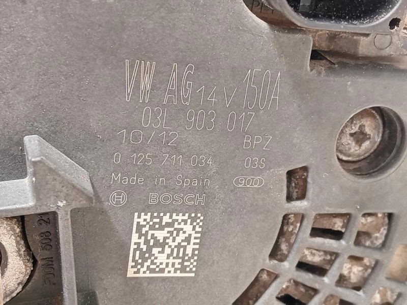 Alternatore 03L 903 017 Audi A4 8K2 2012